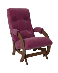Кресло глайдер oxford 68 красный 55x100x88 см Комфорт