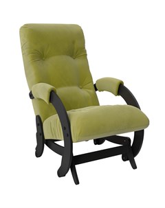Кресло глайдер oxford 68 зеленый 55x100x88 см Комфорт