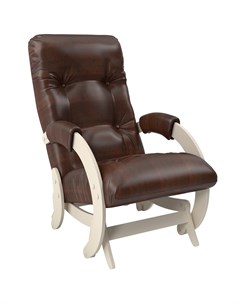 Кресло глайдер oxford 68 коричневый 55x100x88 см Комфорт