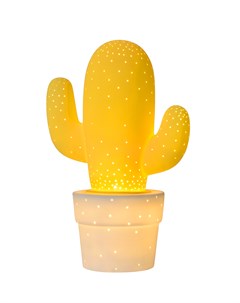 Настольная лампа cactus желтый 20x30 5x20 см Lucide