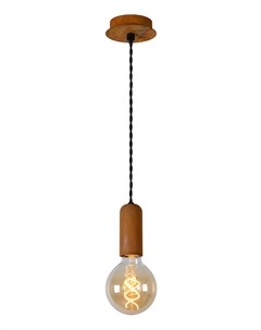 Подвесной светильник droopy коричневый 4 5x18 0x4 5 см Lucide
