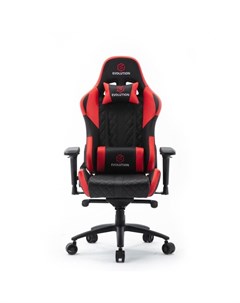 Компьютерное кресло racer m черный красный Evolution