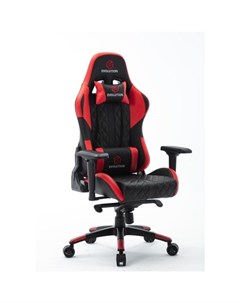 Кресло компьютерное racer черный красный Evolution
