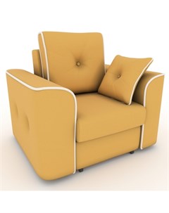 Мини кресло кровать narvik cabrio 27 желтый 90x93x97 см Fenya