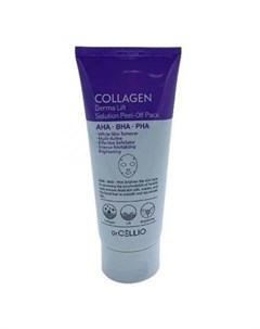 Маска для лица с коллагеном collagen derma lift solution peel off pack Dr.cellio