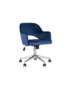 Кресло компьютерное кларк синий 56x85x62 см Stool group