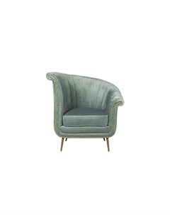 Кресло велюровое мятное правое зеленый 80 0x94 0x92 0 см Garda decor