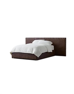 Мягкая кровать falcon pane коричневый 195x100x215 см Myfurnish