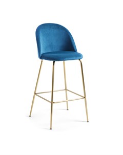 Барный стул mystere синий 53x107x58 см La forma