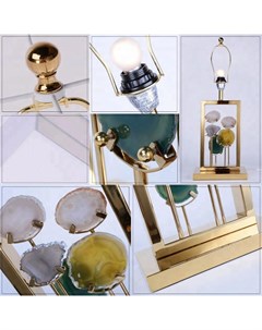 Настольная лампа золотой 41x66x25 см Delight collection
