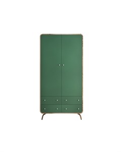 Шкаф ellipse зеленый 100x195x60 см Etg-home