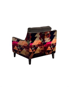 Кресло triangle коричневый 90x82x95 см Icon designe