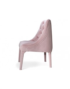 Кресло с каретной стяжкой pearl розовый 57x95x65 см Icon designe