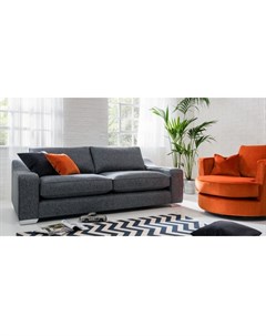 Двухместный диван monumini серый 200x83x90 см Icon designe