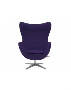 Кресло egg фиолетовый 81x110x69 см Ogogo