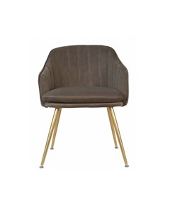 Обеденный стул aqua steel brown коричневый 56x72x53 см Mak-interior