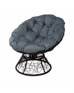 Кресло с пружиной papasan серый 98x80x88 см Ecodesign