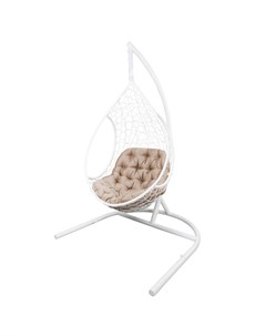 Кресло подвесное лира бежевый 122x205x108 см Ecodesign