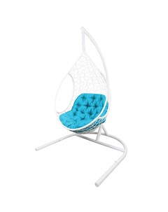 Кресло подвесное лира голубой 122x205x108 см Ecodesign