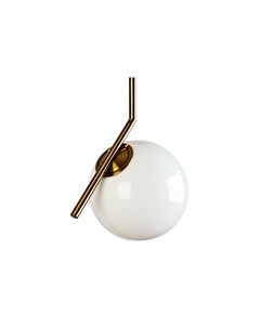 Светильник потолочный шар белое стекло белый 30x150 см Garda decor