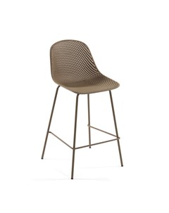 Полубарный стул quinby бежевый 49x97x49 см La forma