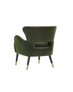 Кресло swan зеленый 66x74x68 см Icon designe