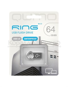 Usb flash 64GB Ring 3 0 QM64GUD3 Ring металлик 23864 Qumo