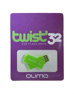Usb flash 32GB 2 0 Twist QM32GUD TW Pistachio Pistachio 18611 Qumo