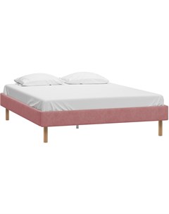 Кровать Осхен 140 Velvet Pink Woodcraft