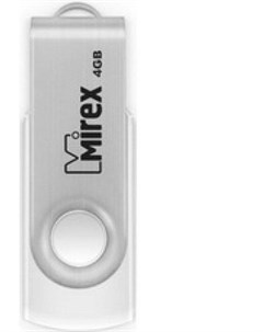 USB Flash SWIVEL WHITE 4GB 13600 FMUSWT04 Mirex
