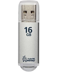 USB Flash 16GB V Cut Silver SB16GBVC S Smart buy