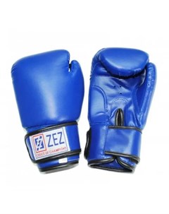 Боксерские перчатки 14 OZ синий Zez sport