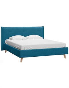 Кровать Кьево 160 Velvet Ocean Woodcraft