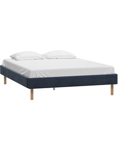 Кровать Осхен 140 Velvet Blue Woodcraft