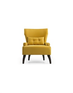 Кресло Кано Velvet Yellow Woodcraft