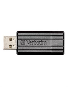 USB Flash PinStripe черный 64 GB 49065 Verbatim