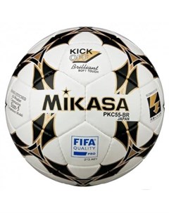 Футбольный мяч Brilliant FIFA Approved PKC 55 BR 1 размер 5 белый черный Mikasa