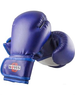 Боксерские перчатки LTB 16301 S M 10 Oz синий Novus