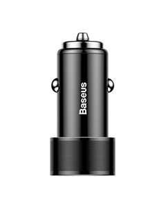 Зарядное устройство Small Screw 3 4A Dual USB Car Charger Black CAXLD C01 Baseus
