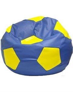 Кресло мешок кресло Мяч Стандарт М1 3 0308 синий желтый Flagman