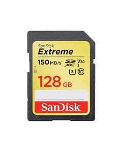 Карта памяти Extreme SDXC 128GB SDSDXV5 128G GNCIN Sandisk