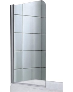 Стеклянная шторка для ванной DS 80 прозрачное стекло Avanta