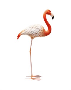 Статуэтка flamingo оранжевый 34x75x16 см Kare