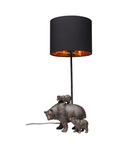 Лампа настольная bear family черный 23x60x24 см Kare