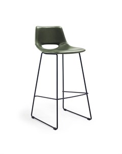 Полубарный стул ziggy зеленый 47x89x50 см La forma