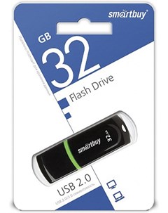 USB Flash Paean 32GB Black SB32GBPN K Smart buy