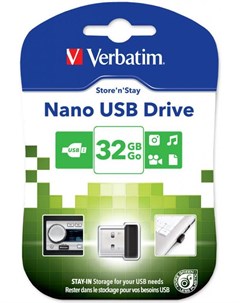 USB Flash Store n Stay Nano 32GB 98130 Verbatim