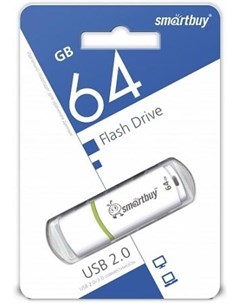 USB Flash 64GB Crown White SB64GBCRW W Smart buy