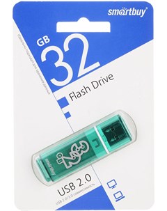 USB Flash Glossy Green 32GB SB32GBGS G Smart buy