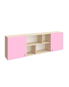 Полка дуб молочный розовый розовый 194 2x30x60 см Рв-мебель